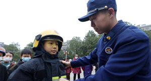 萌娃学消防 平安度寒假