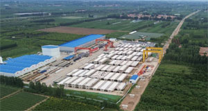 潍宿高铁潍坊段架梁施工忙